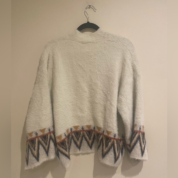 Anthropologie Line and Dot Aztec Boho Knit Cardigan - Picture 7 of 11